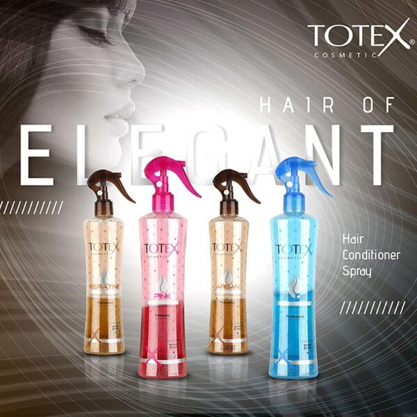 Totex 2 Phase Hair Conditioner Spray Leave-in Conditioning Hair For Damaged Hair Formula Untangling, Nourishing, Moisturizing Blue 400 ml - Image 3