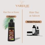 Yardlie Brown Hair Color Shampoo UK Based Formula with Natural Extracts 100% Grey Coverage 200ml - Image 3