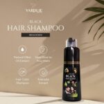Yardlie Natural Black Hair Color Shampoo UK Based Formula with Natural Extracts 100% Grey Coverage 200ml