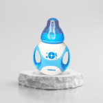 Minitree Baby Feeder Wide Neck Bpa Plastick Feeding Bottle Blue Color