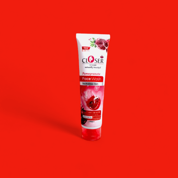 Closer Pomegranate Skincare Naturally Beautiful Face Wash - Formulated from Germany - Image 1