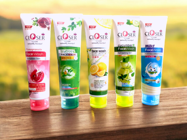 Closer Pomegranate Skincare Naturally Beautiful Face Wash - Formulated from Germany - Image 2
