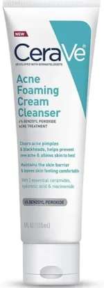 CeraVe Acne Foaming Cream Face Cleanser