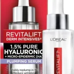 L'Oreal Paris Revitalift 1.5% Pure Hyaluronic Acid Face Serum, Hydrate & Reduce Wrinkles, Fragrance Free 1 oz