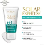 L'Oréal Paris Protetor Solar Facial Antioleosidade FPS60 Solar Expertise Effeito Matte, 75ml