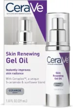CeraVe Skin Renewing Gel Oil, Daily Hydrating Serum For Face With CeraPlex & Hyaluronic Acid, Gel Moisturizer For Face Hydrates & Smooths Skin
