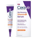CeraVe Vitamin C Serum with Hyaluronic Acid, Skin Brightening Serum for Face with 10% Pure Vitamin C, Fragrance Free 30ml